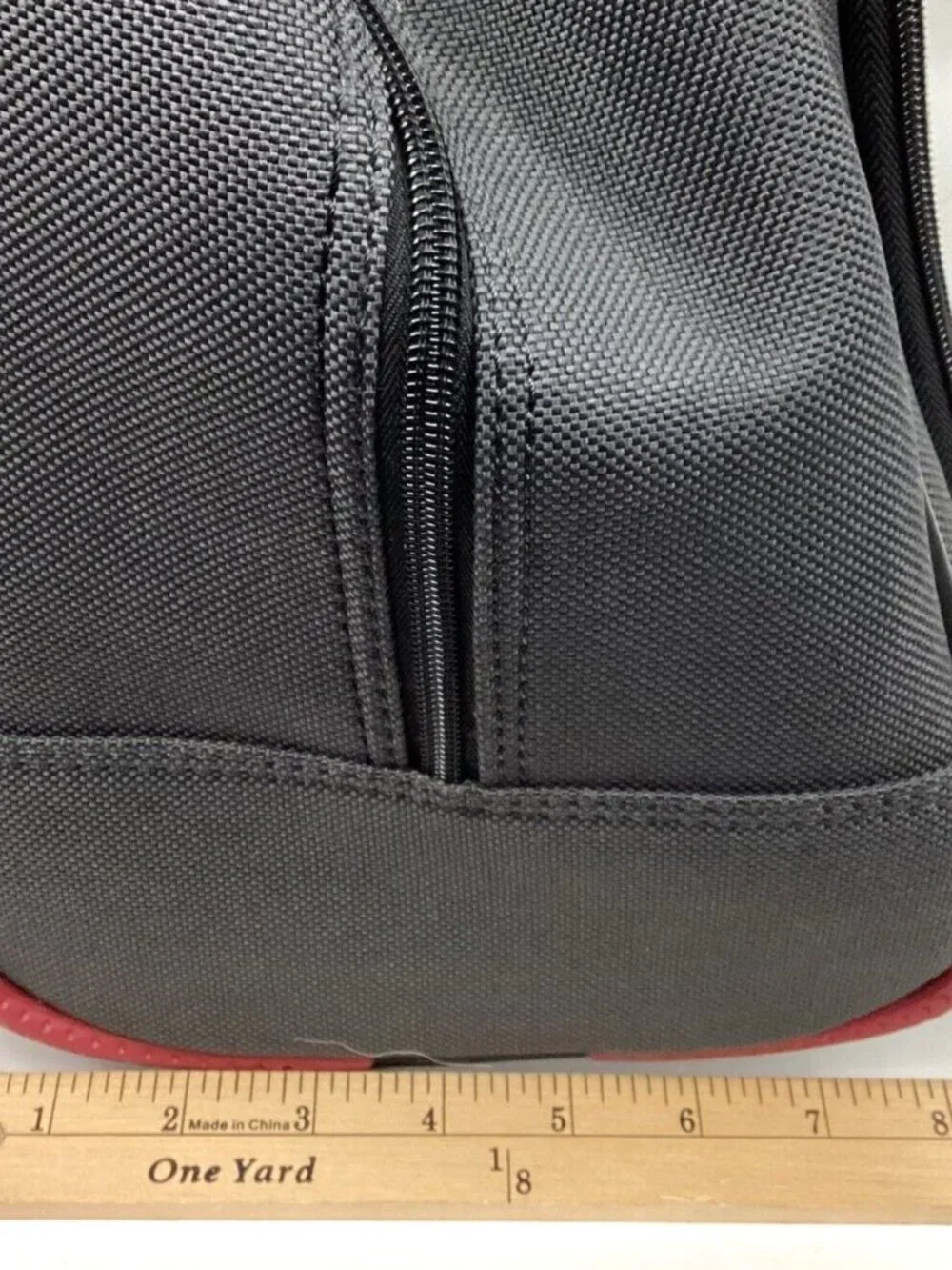 Samsonite Rolling Laptop Bag - Black/Red - Carry Handle + Pull-Along - EUC!